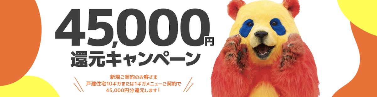 45000円キャンペーン